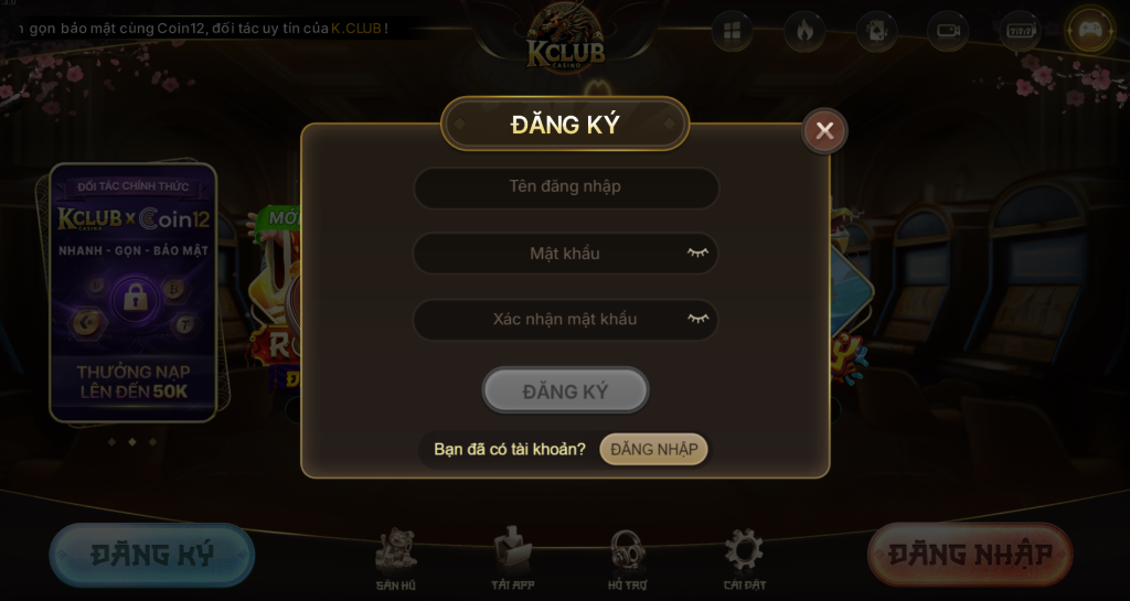 Hướng Dẫn Đăng Ký KCLUB Nhanh Nhất 2025 - 3 Bước Tạo Tài Khoản K CLUB Nhận Giftcode Tân Thủ