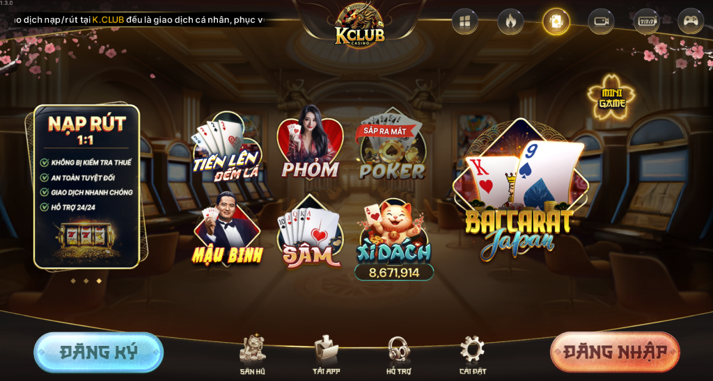 Game Bài Đổi Thưởng KCLUB Dân Gian & Hiện Đại
